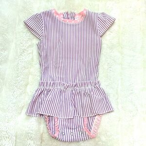 RuffleButts - Searsucker One Piece - 2T - VGUC